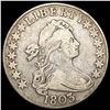 Image 1 : 1803 Lg 3 0-101 Draped Bust Half Dollar NICELY CIRCULAT