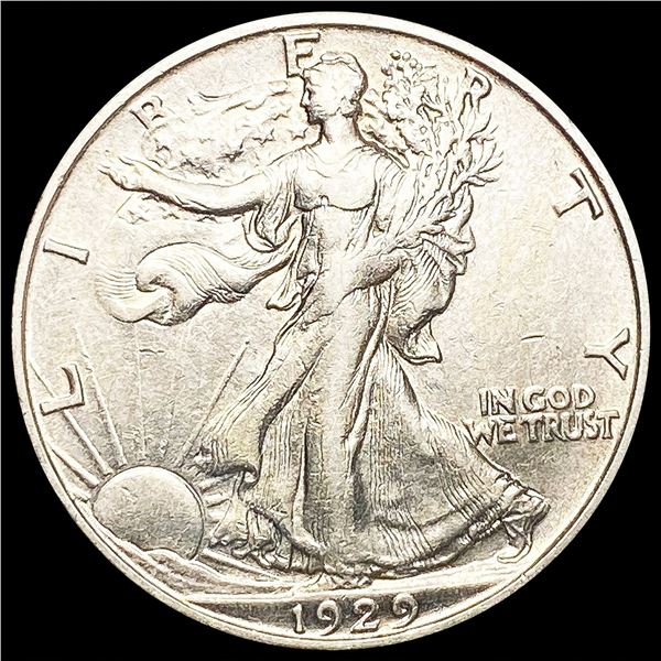 1929-S Walking Liberty Half Dollar LIGHTLY CIRCULA