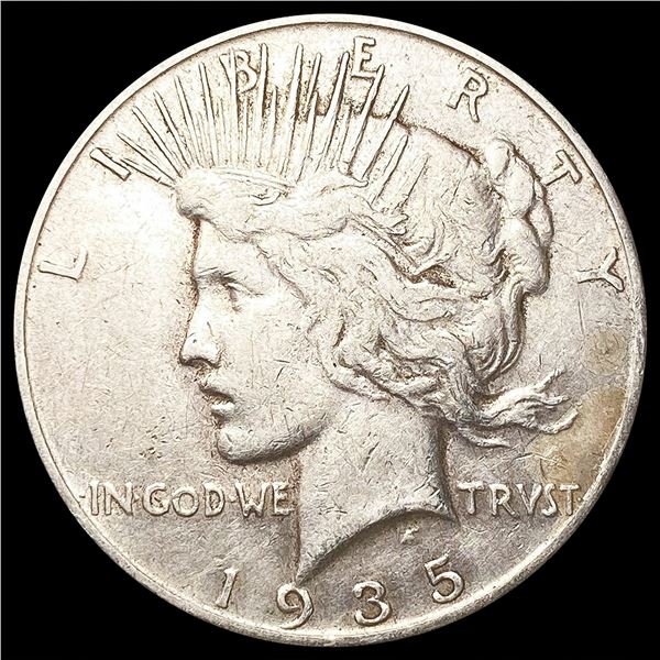 1935-S Silver Peace Dollar NICELY CIRCULATED