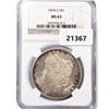 Image 1 : 1878-S Morgan Silver Dollar NGC MS63