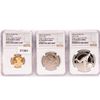 Image 1 : 2022 Negro Leagues Proof Set (3) NGC PF UC