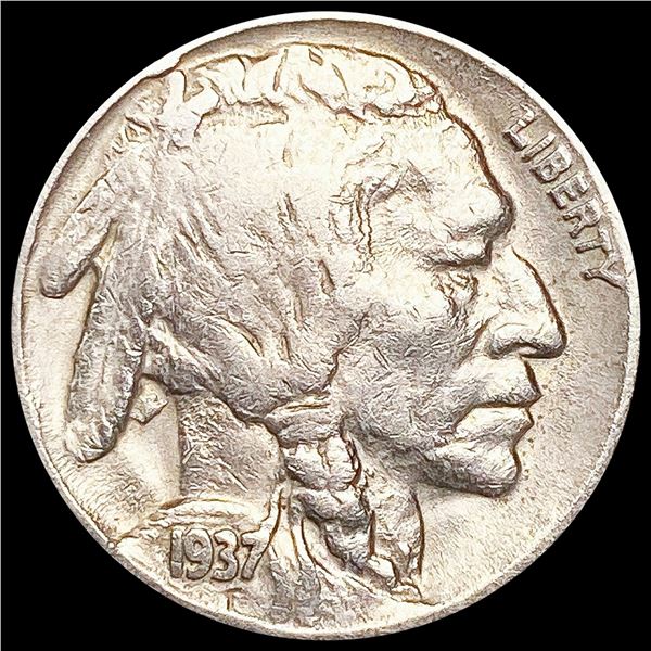 1937-D 3-Leg Buffalo Nickel ABOUT UNCIRCULATED