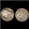 Image 2 : (2) Capped Bust Quarters (1834, 1836) NICELY CIRC