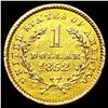 Image 2 : 1852 Rare Gold Dollar CLOSELY UNCIRCULATED