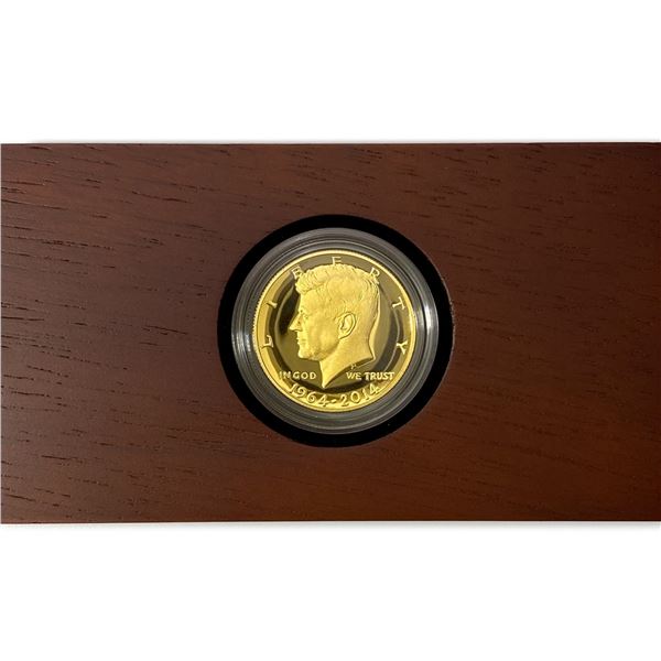 2014 Kennedy 23.328g Gold Proof Half Dollar