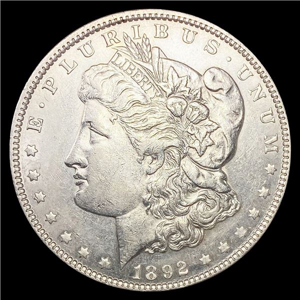 1892 Morgan Silver Dollar CLOSELY UNCIRCULATED