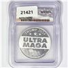 Image 2 : 2024 1oz Silver MAGA King Trump ICG BU DCAM
