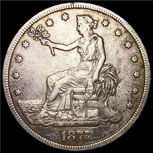 1877-S Silver Trade Dollar LIGHTLY CIRCULATED