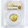 2020-W $5 Gold Kunz HOF PCGS PR70 DCAM