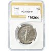 Image 1 : 1917 Walking Liberty Half Dollar PGA MS64+