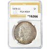 Image 1 : 1878-CC Morgan Silver Dollar PGA MS64