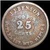 Image 1 : Copper 25C NY Benson Token NICELY CIRCULATED