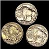 Image 2 : (3) Buffalo Nickels (1935, 1937, 1937-S) UNCIRCUL