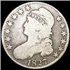 Image 1 : 1827 Capped Bust Half Dollar ABOUT UNCIRCULATED