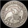 Image 2 : 1827 Capped Bust Half Dollar ABOUT UNCIRCULATED