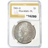Image 1 : 1901-O Morgan Silver Dollar PGA MS65+ PL