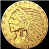 Image 1 : 1912 $5 Gold Half Eagle ABOUT UNCIRCULATED