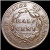 Image 2 : 1825 Classic Head Half Cent UNCIRCULATED