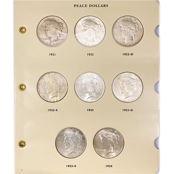 1921-1935 Peace Silver Dollar Book (24 Coins)