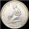 Image 1 : 1893 Isabella Silver Quarter UNCIRCULATED