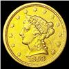 Image 1 : 1853 $2.50 Gold Quarter Eagle CLOSELY UNCIRCULATED