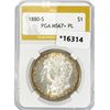 Image 1 : 1880-S Morgan Silver Dollar PGA MS67+ PL