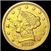 Image 1 : 1878 $2.50 Gold Quarter Eagle UNCIRCULATED