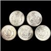 Image 2 : (5) Morgan Silver Dollar (1880-S, 1883, 1885-O, 1