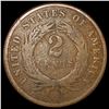 Image 2 : 1871-S Two Cent Piece NICELY CIRCULATED