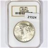 Image 1 : 1922 Silver Peace Dollar NGC MS64