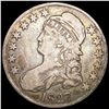 Image 1 : 1827 Capped Bust Half Dollar CLOSELY UNCIRCULATED