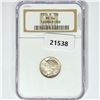 Image 1 : 1924-D Mercury Silver Dime NGC MS64