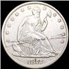 Image 1 : 1877 Seated Liberty Half Dollar CLOSELY UNCIRCULAT