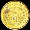 Image 2 : 1853 Rare Gold Dollar UNCIRCULATED