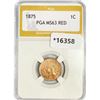 Image 1 : 1875 Indian Head Cent PGA MS63 RED
