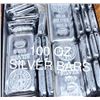 Image 1 : 1 100ozt .999 Silver Bar - HIGH DEMAND