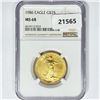 Image 1 : 1986 $25 1/2oz American Gold Eagle NGC MS68