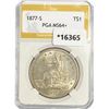 Image 1 : 1877-S Silver Trade Dollar PGA MS64+
