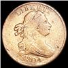 Image 1 : 1804 Draped Bust Half Cent NICELY CIRCULATED