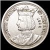 Image 1 : 1893 Isabella Silver Quarter CLOSELY UNCIRCULATED