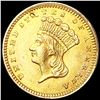 Image 1 : 1864 Rare Gold Dollar LIGHTLY CIRCULATED