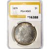 1879 Morgan Silver Dollar PGA MS65