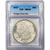 Image 1 : 1921 Morgan Silver Dollar ICG MS63 Pitted Rev