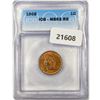 Image 1 : 1908 Indian Head Cent ICG MS63 RB