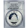 Image 2 : 2020 10 Yn China Panda Silver PCGS MS70 1st Day Is