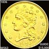 Image 1 : 1836 $2.50 Gold Quarter Eagle CHOICE BU