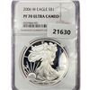 Image 1 : 2006-W American Silver Eagle NGC PF70 UC