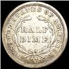 Image 2 : 1840 Seated Liberty Half Dime LIGHTLY CIRCULATED