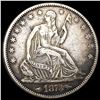 Image 1 : 1873 Arws Seated Liberty Half Dollar LIGHTLY CIRCU