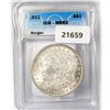 Image 1 : 1921 Morgan Silver Dollar ICG MS62